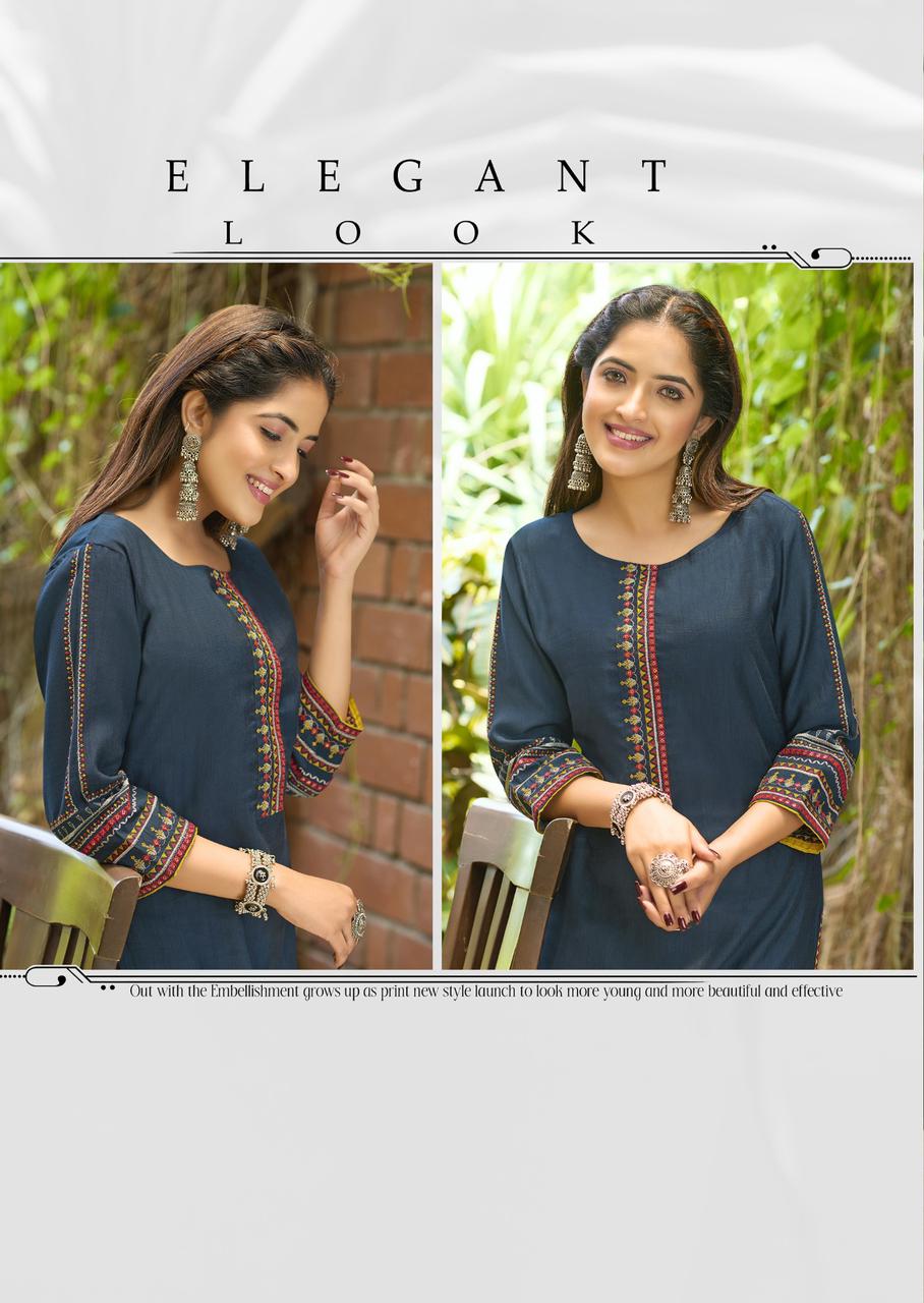 Kadlee Aarvi Designer Kurti Catalog collection 2