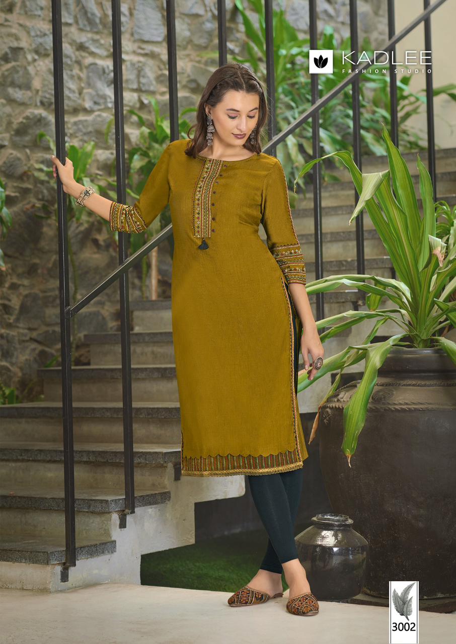 Kadlee Aarvi Designer Kurti Catalog collection 8