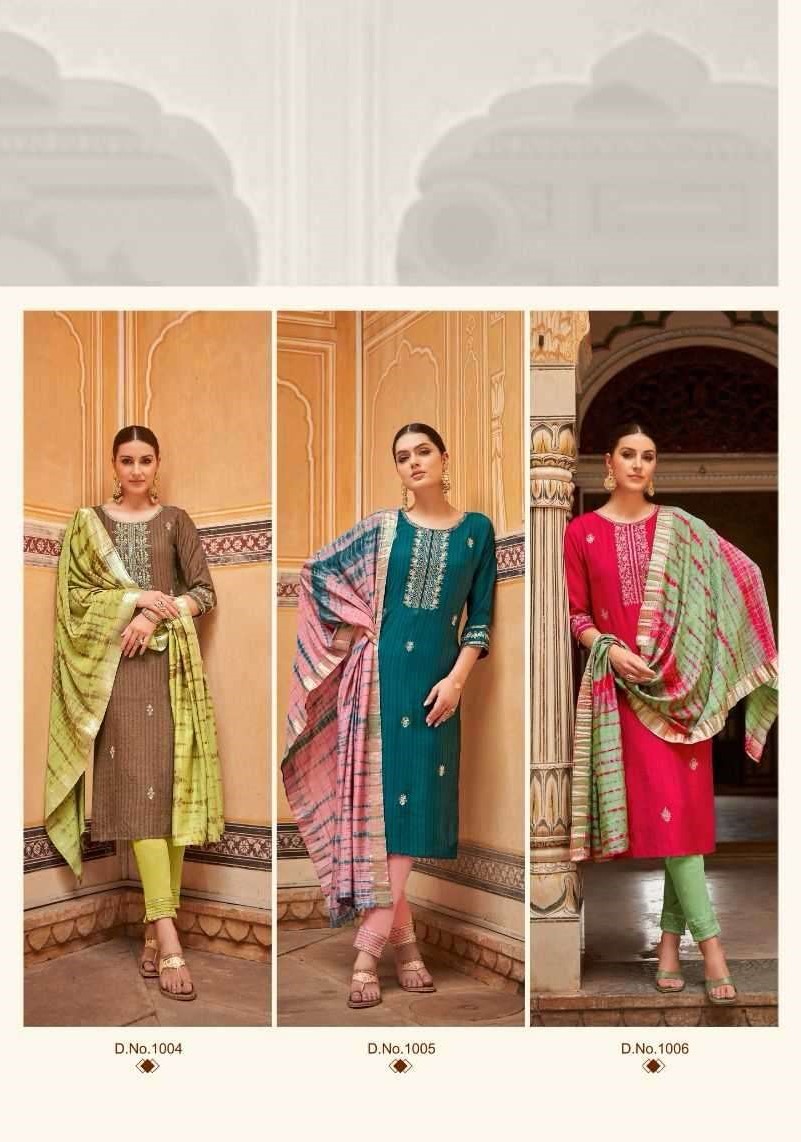 Ladies Flavour Anupama Embroidery Salwar Kameez Catalog collection 9