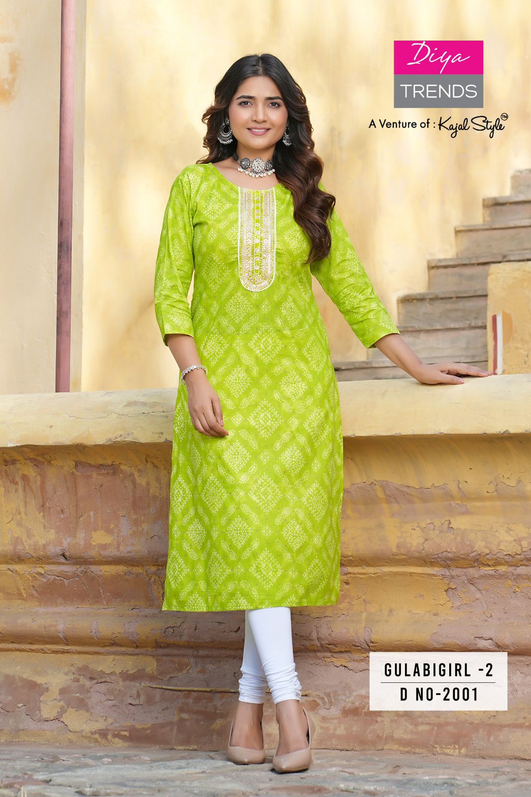 Diya Trends Cotton Kurti Cotton Kurtis Size Set collection 1