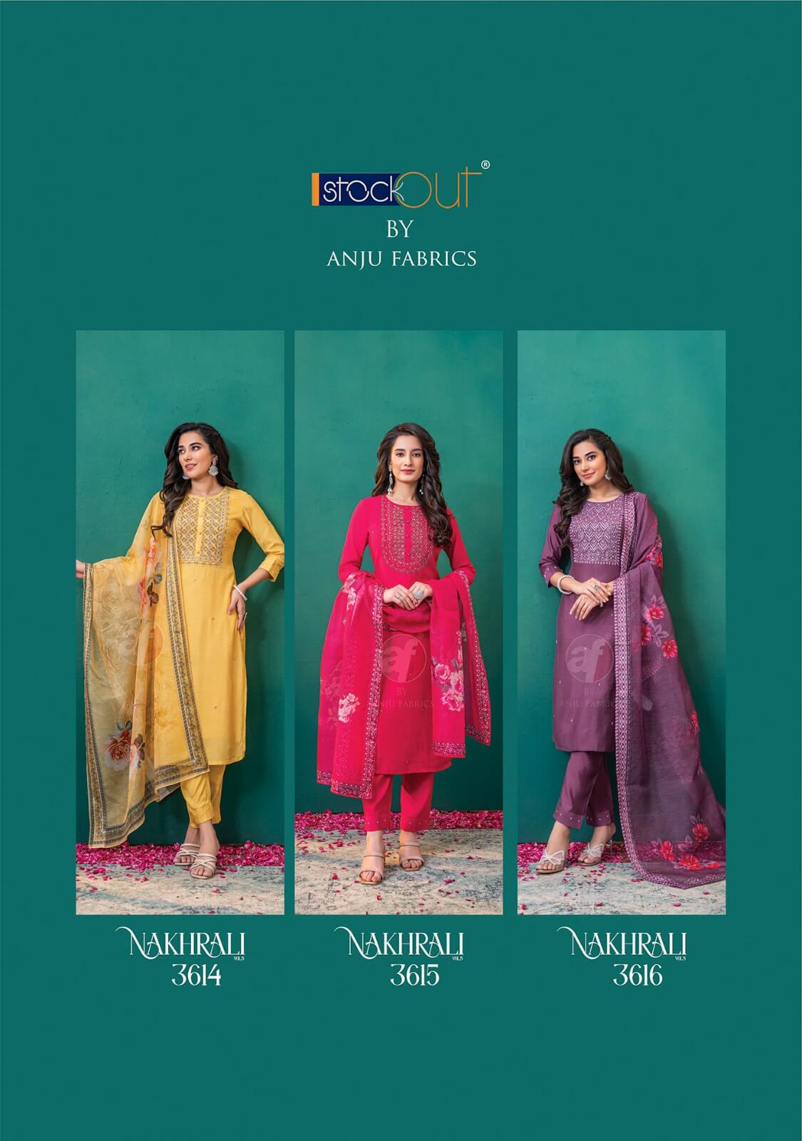 Anju Fabrics Nakhrali Vol 5 Readymade Dress Catalog collection 14