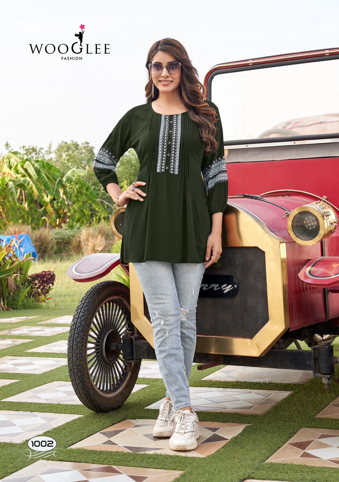 Wooglee Fashion Zoya Rayon Kurti Catalog collection 6