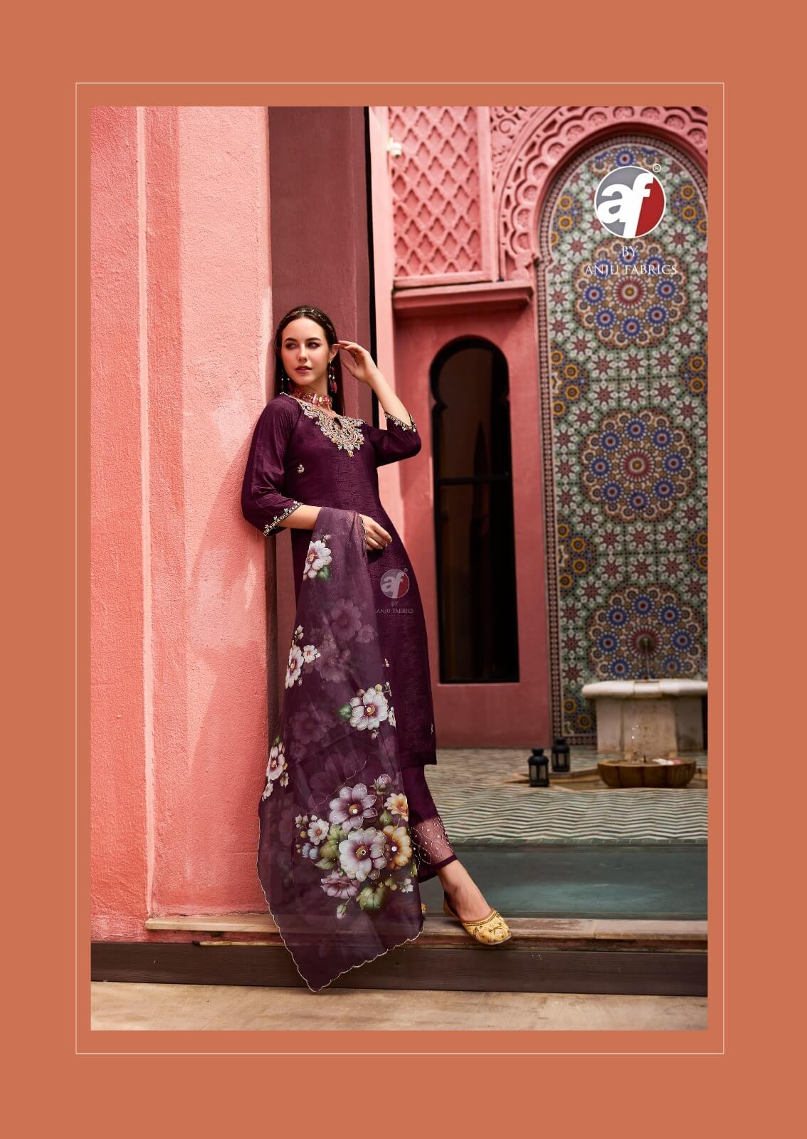 Anju Fabrics Shehnai Vol 8 Readymade Dress Catalog collection 12