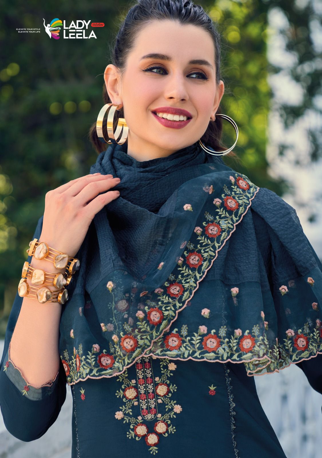 Lady Leela Iqra Embroidery Salwar Kameez Catalog collection 14