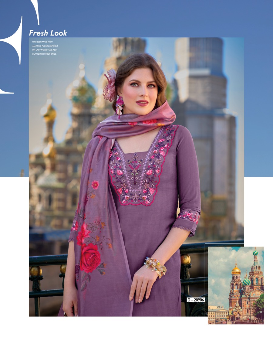 Lily Lali Srivalli Embroidery Salwar Kameez Catalog collection 2