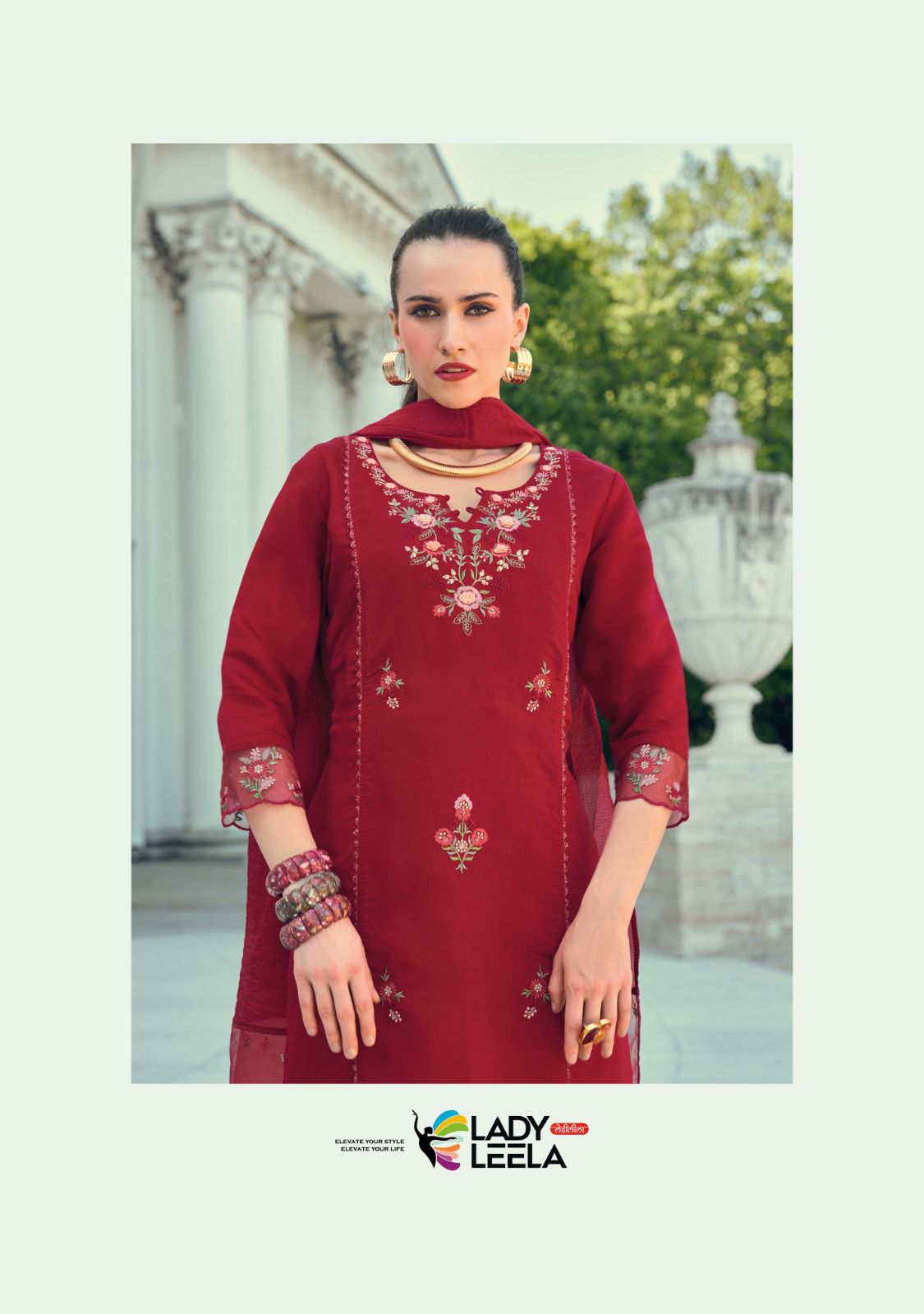 Lady Leela Iqra Embroidery Salwar Kameez Catalog collection 7