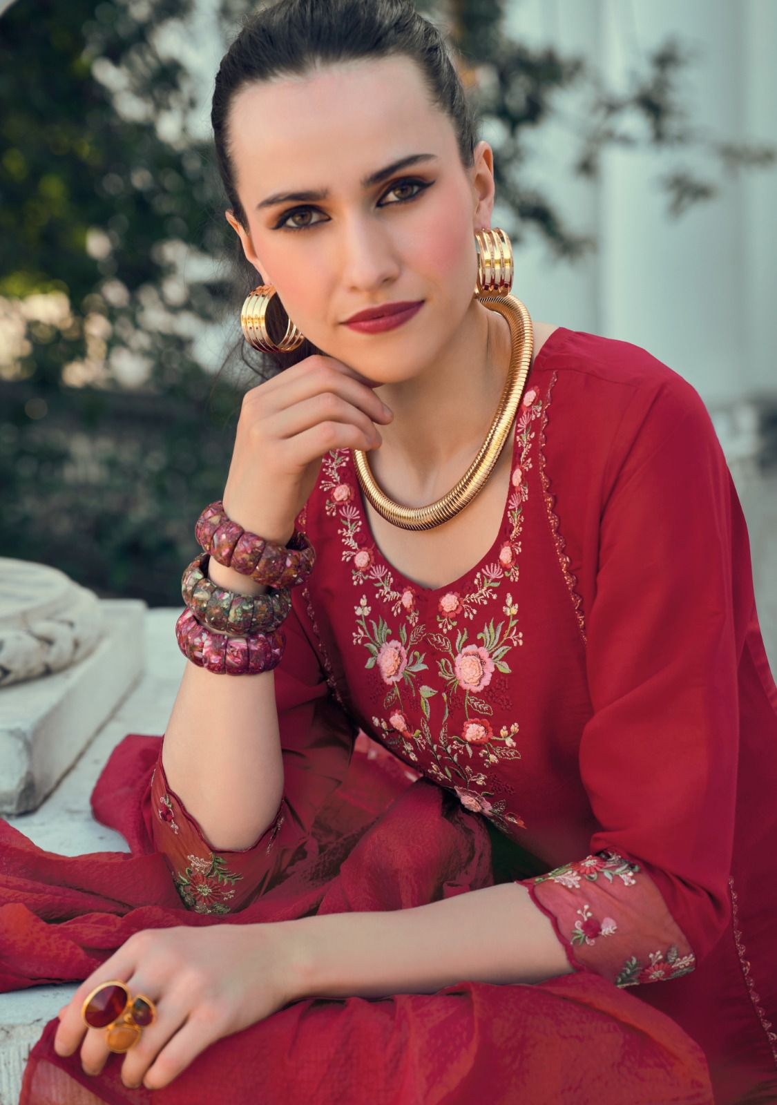 Lady Leela Iqra Embroidery Salwar Kameez Catalog collection 16