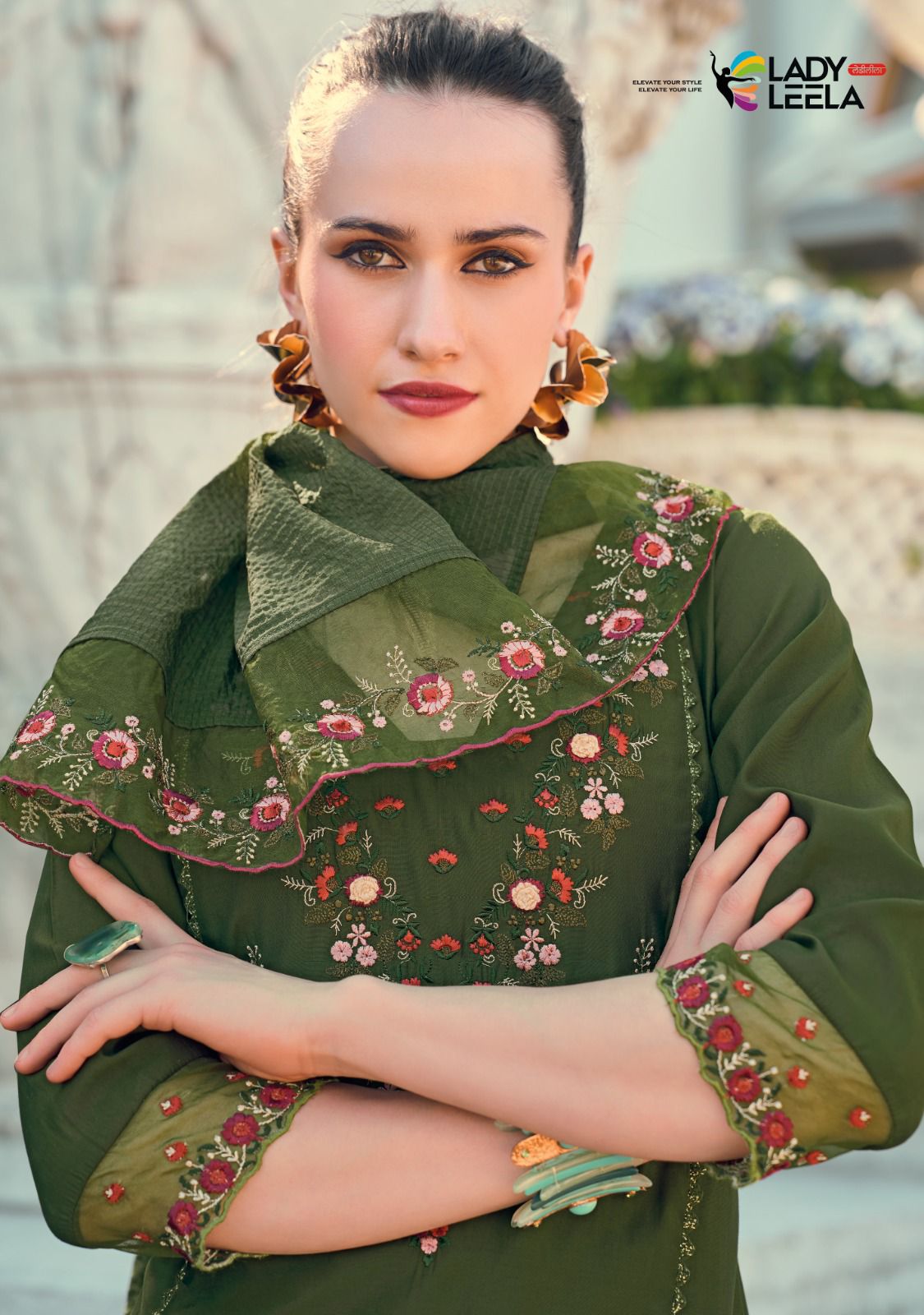 Lady Leela Iqra Embroidery Salwar Kameez Catalog collection 5