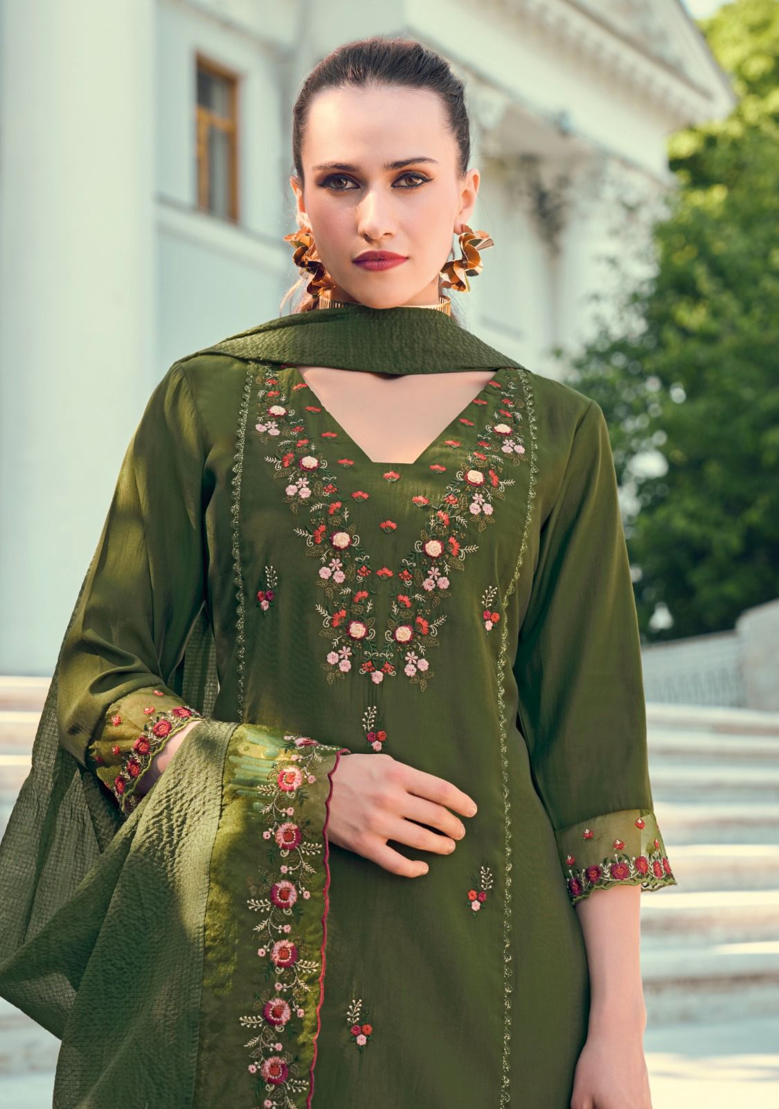 Lady Leela Iqra Embroidery Salwar Kameez Catalog collection 12