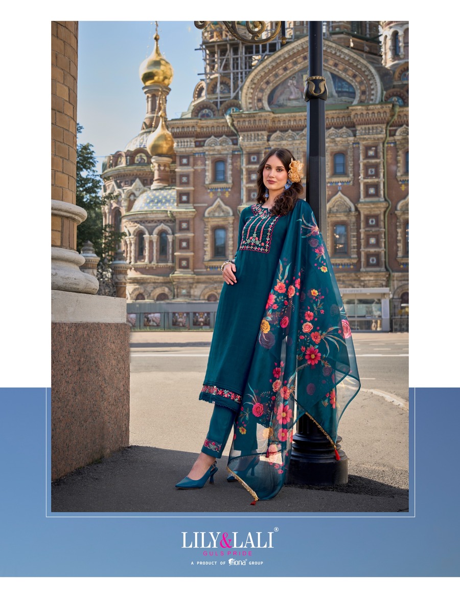 Lily Lali Srivalli Embroidery Salwar Kameez Catalog collection 15