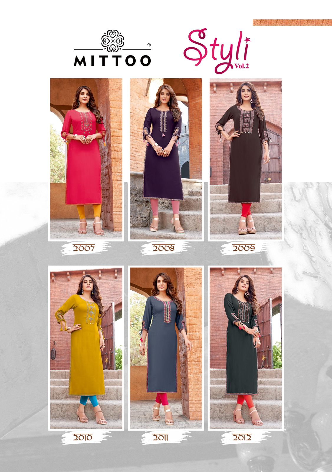 Mittoo Styli Vol 2 Rayon Kurti Catalog collection 8