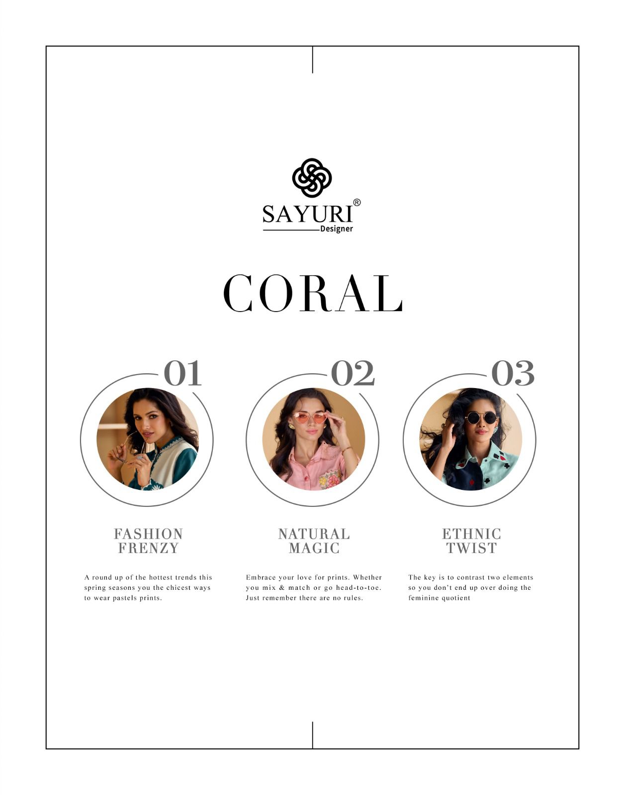 sayuri Designer Coral Western Wear Catalog collection 11