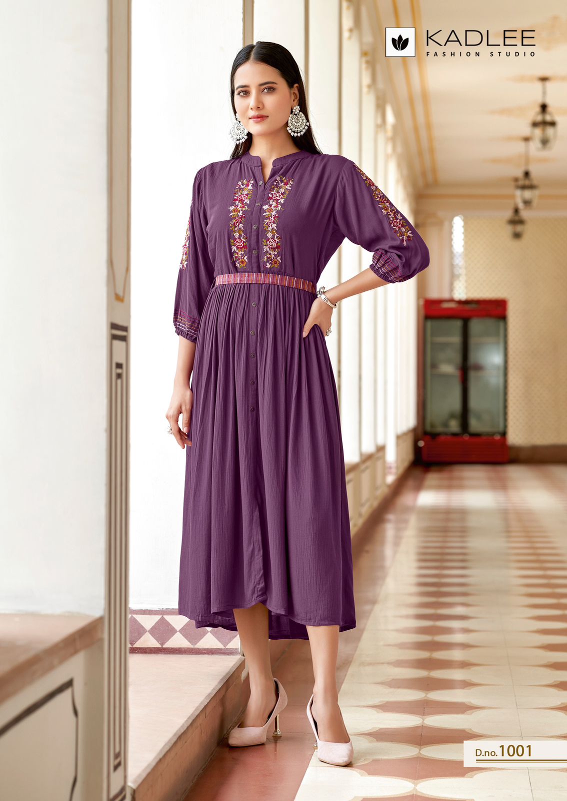 Kadlee Aashmin Rayon Kurti Catalog collection 9