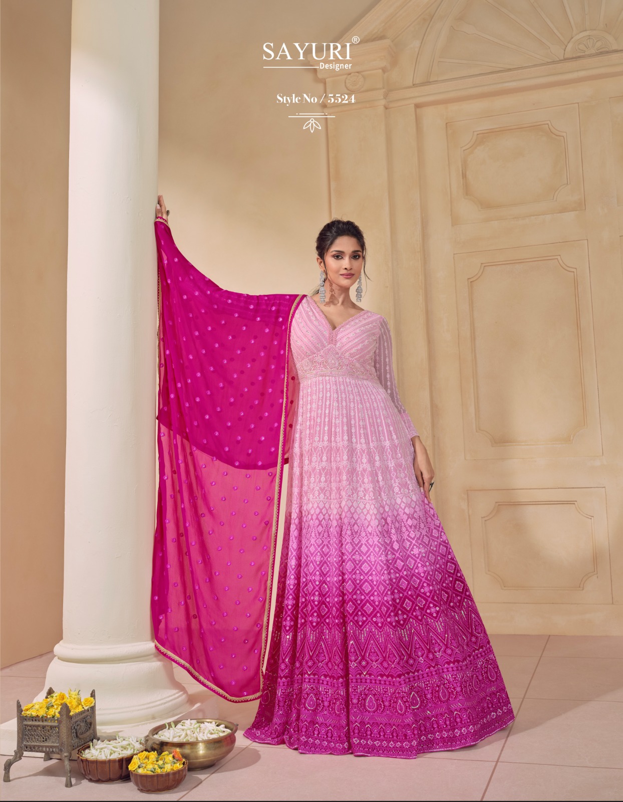 Sayuri Designer Dastoor Gowns Catalog collection 7