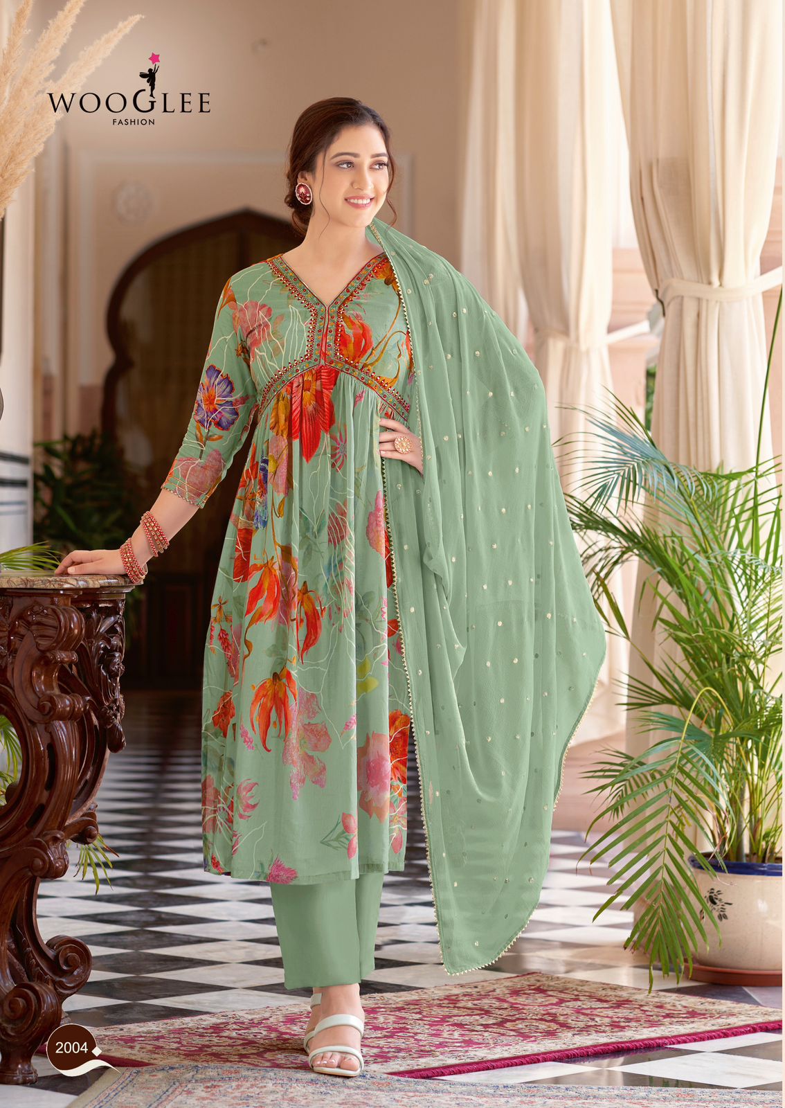 Wooglee Aarushi Printed Salwar Kameez Catalog collection 4