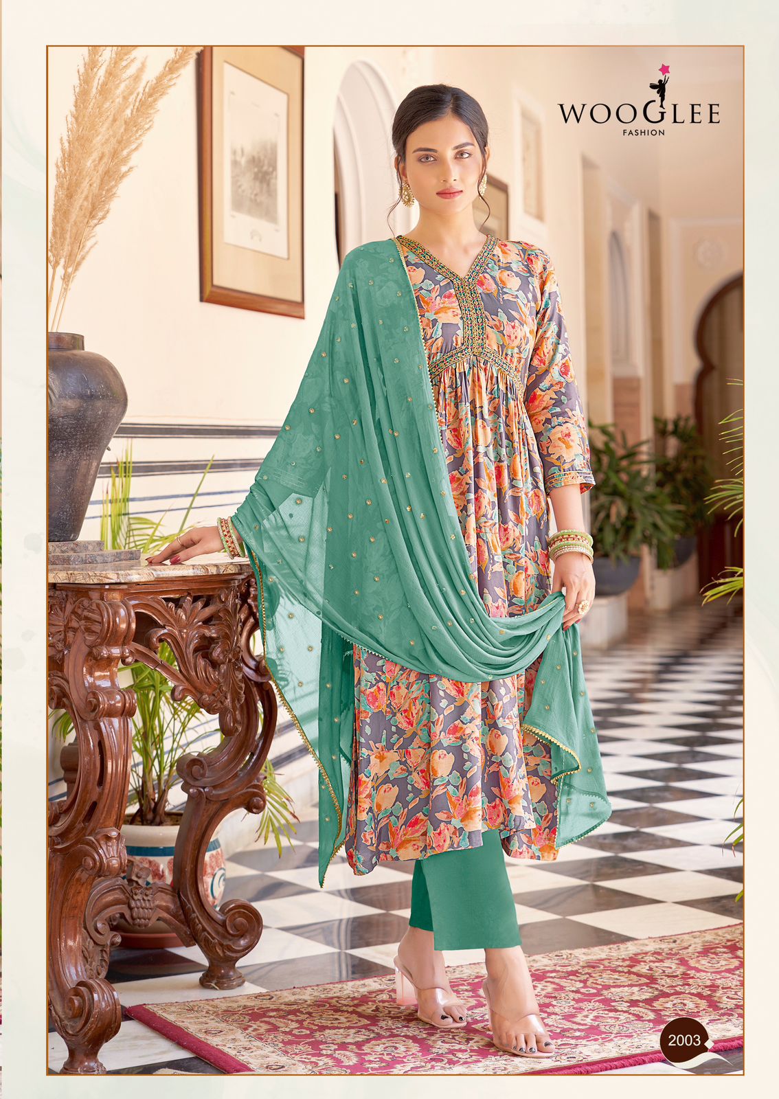 Wooglee Aarushi Printed Salwar Kameez Catalog collection 5