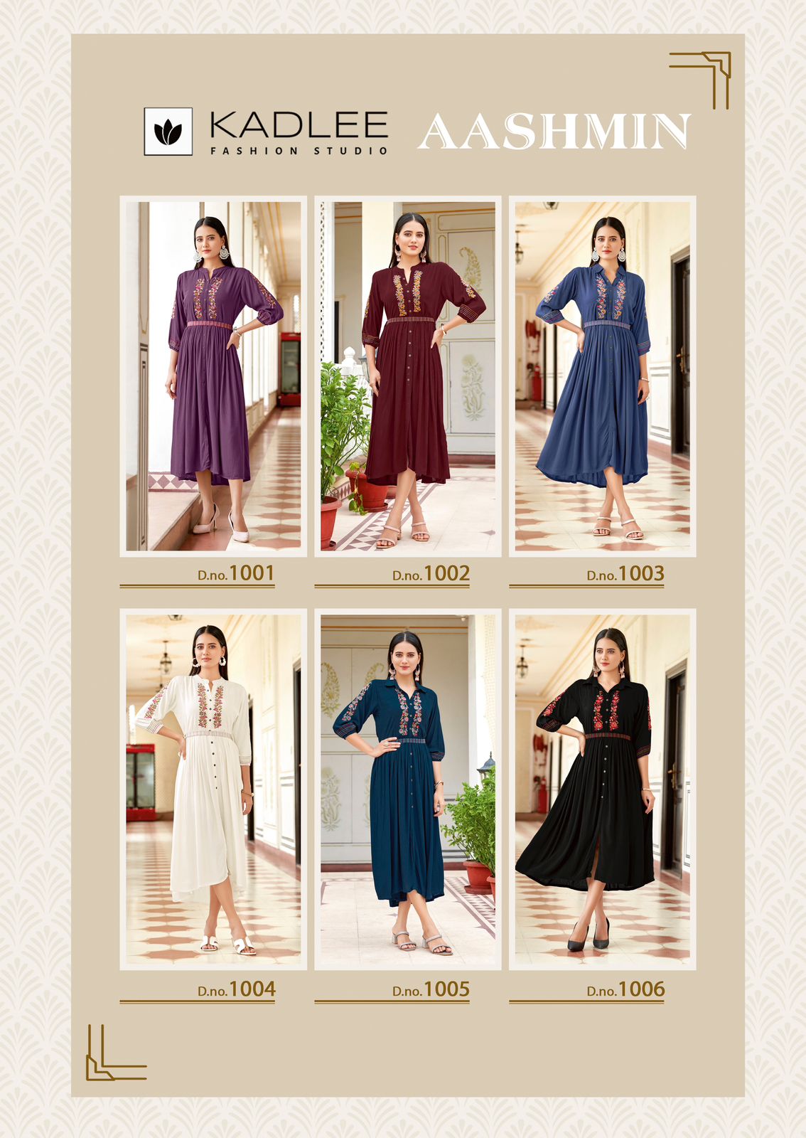 Kadlee Aashmin Rayon Kurti Catalog collection 2