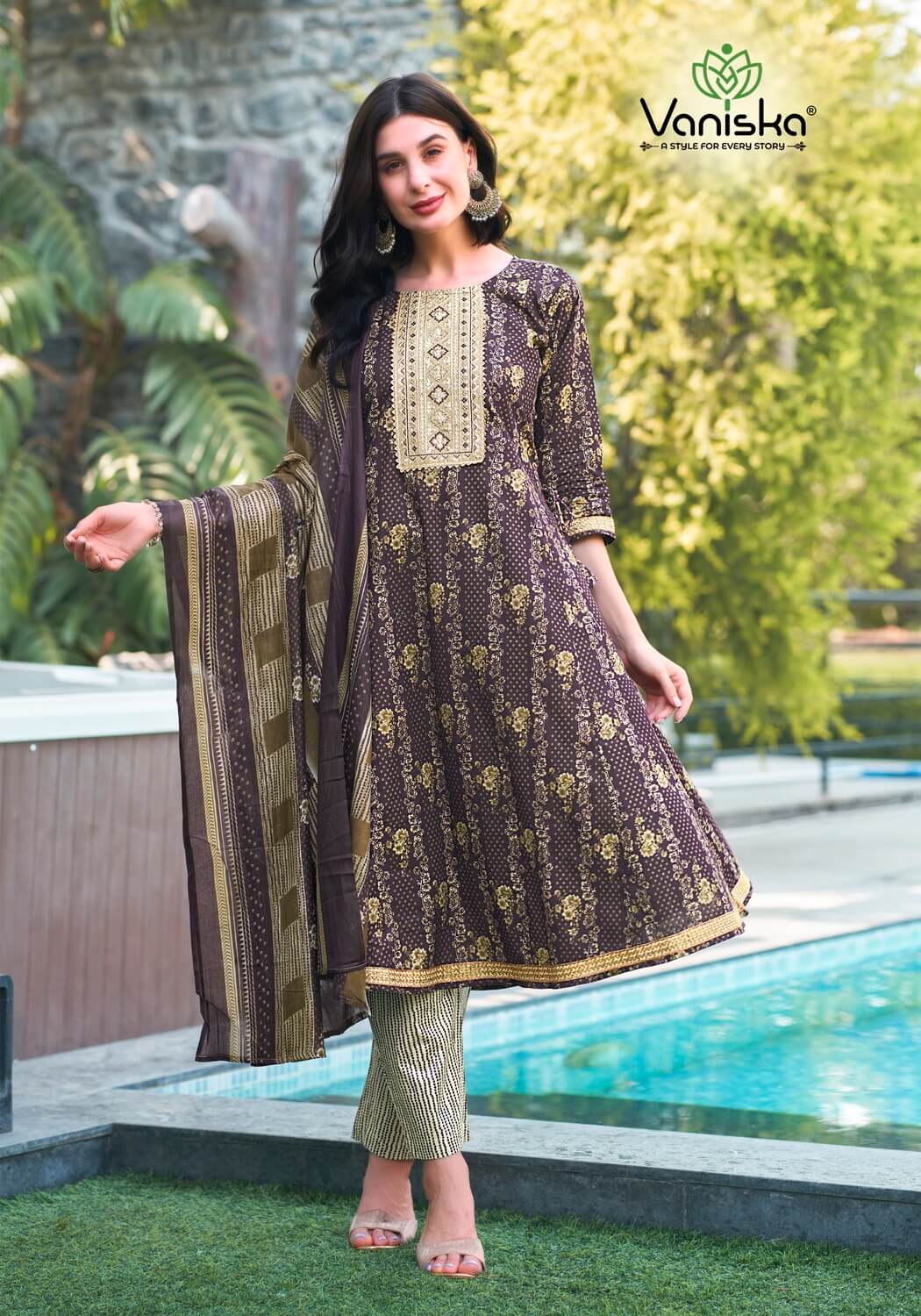 Vaniska Cotton Plus Vol 1 Printed Salwar Kameez Catalog collection 10