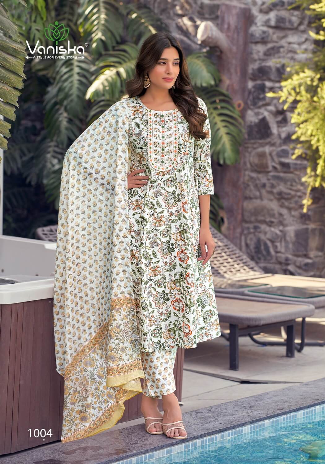 Vaniska Cotton Plus Vol 1 Printed Salwar Kameez Catalog collection 4