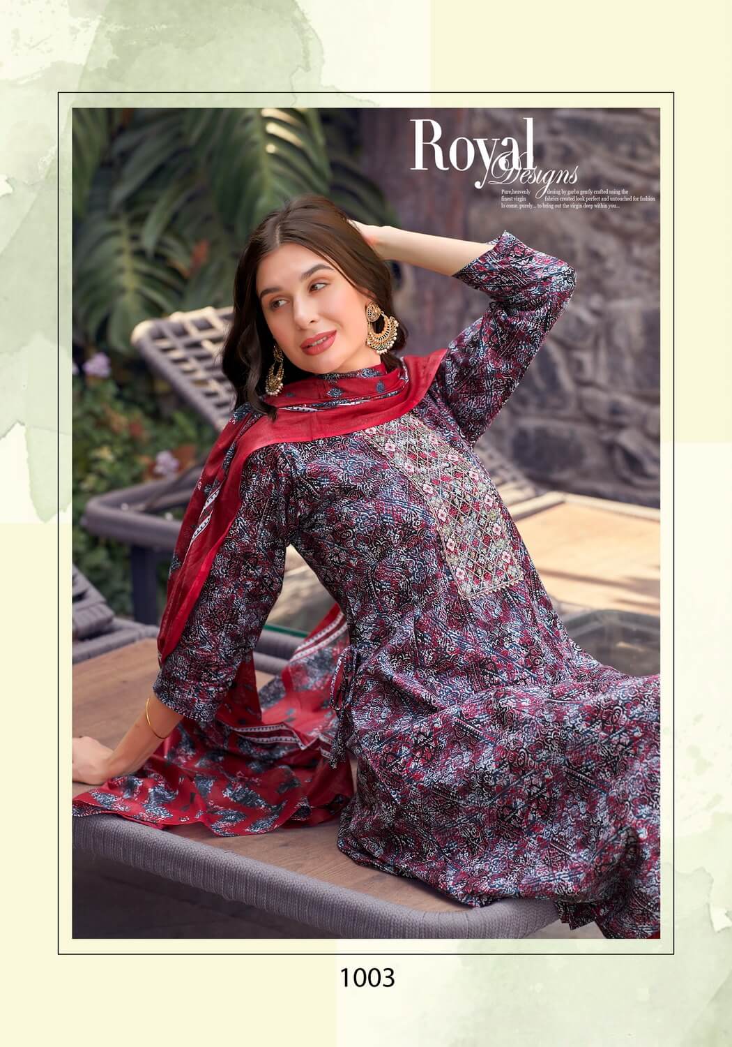 Vaniska Cotton Plus Vol 1 Printed Salwar Kameez Catalog collection 5