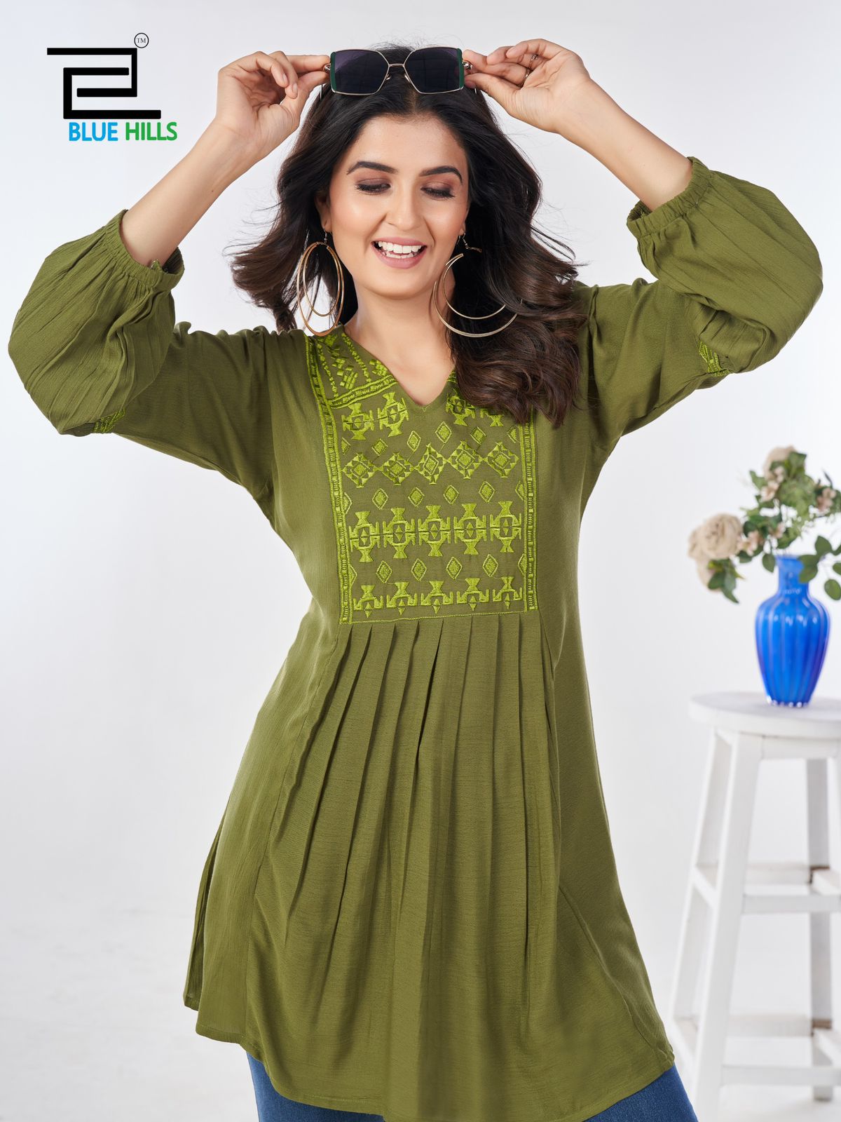 Blue Hills Manu Bhaker Ladies Tops Catalog collection 6