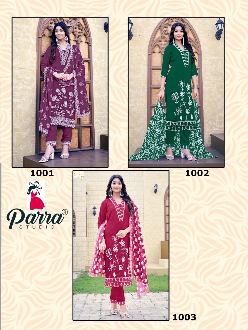 Parra Studio Kajal Embroidery Salwar Kameez Catalog collection 13