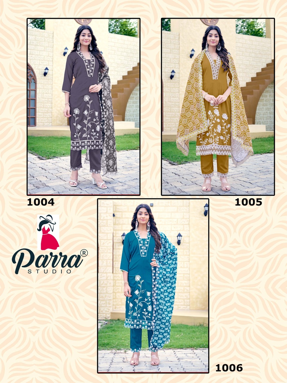 Parra Studio Kajal Embroidery Salwar Kameez Catalog collection 14