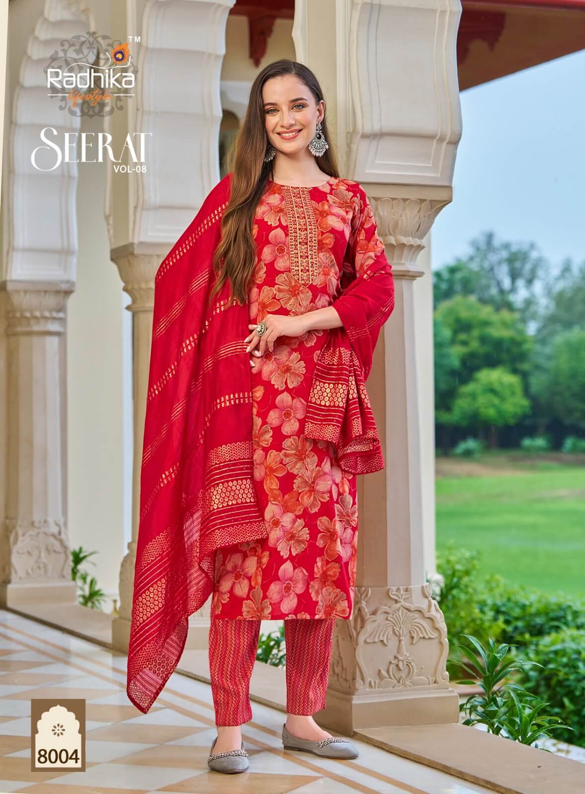 Radhika Lifestyle Seerat Vol 8 Printed Catalog collection 9