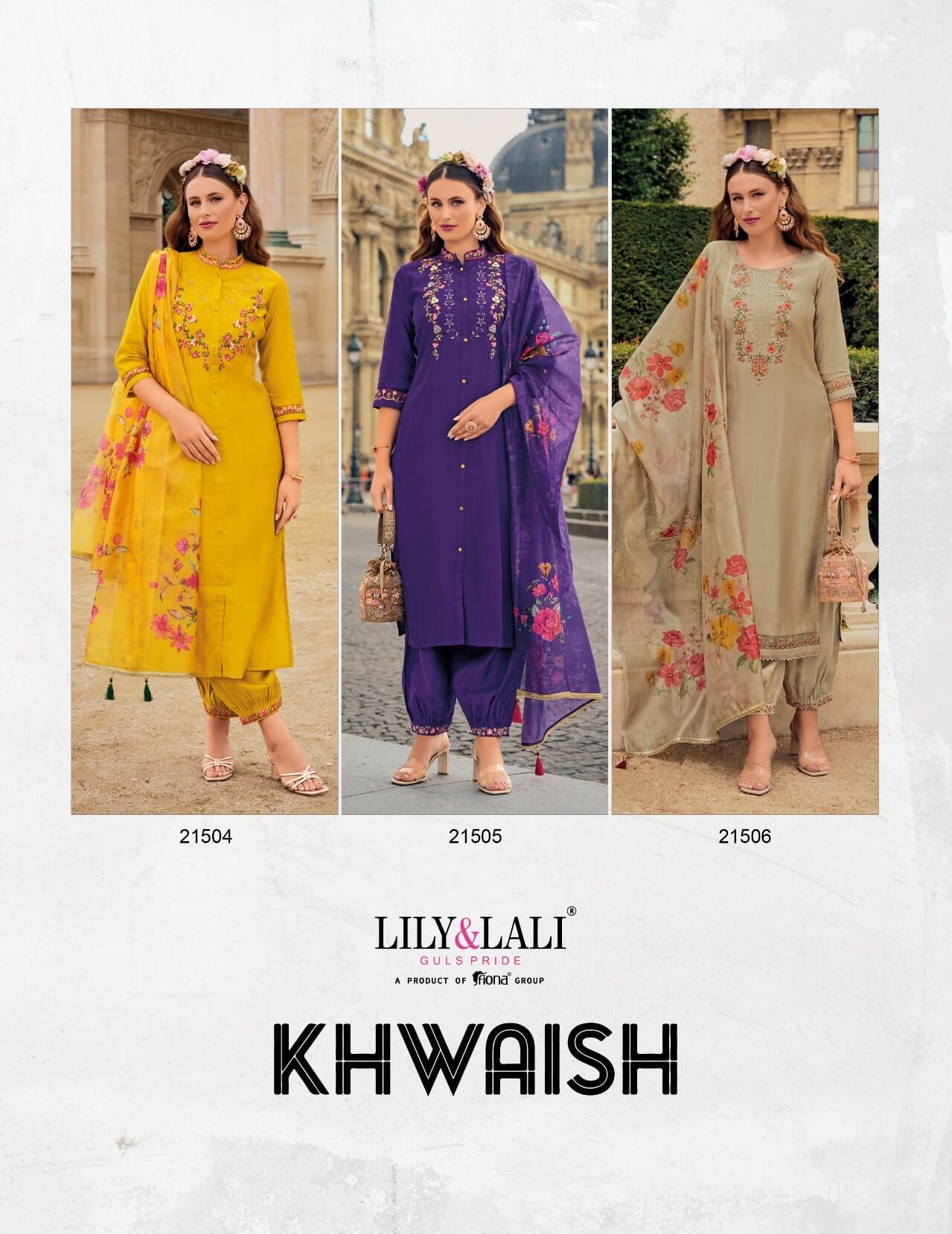 Lily Lali Khwaish Embroidery Salwar Kameez Catalog collection 1