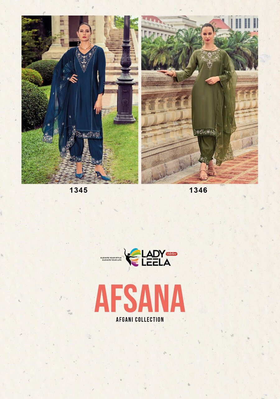 Lady Leela Afsana Designer Wedding Party Salwar Suits Catalog collection 1