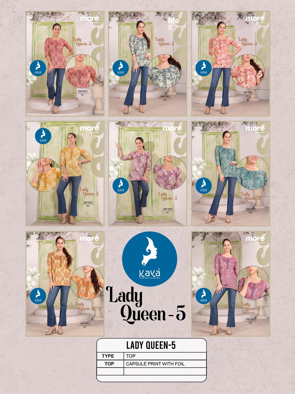 Kaya Lady Queen 5 Ladies Top Catalog collection 3