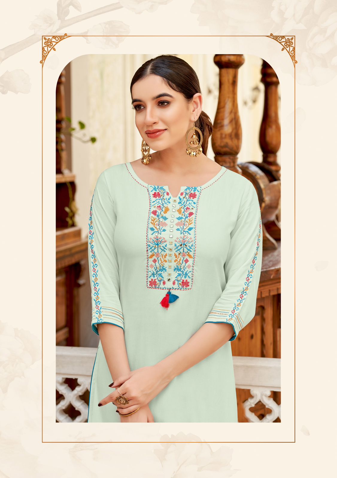 Mittoo Riona Rayon Kurti Catalog collection 8