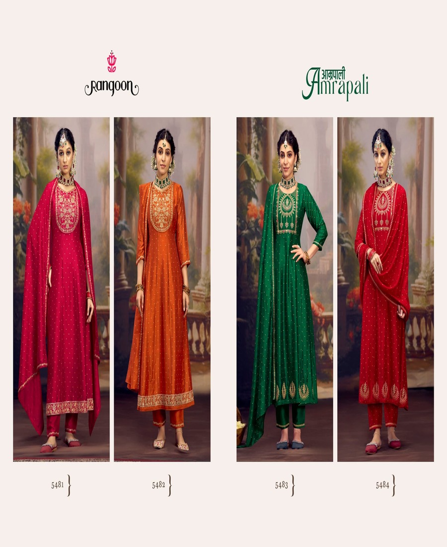 Rangoon Amrapali Anarkali Suits Catalog collection 7