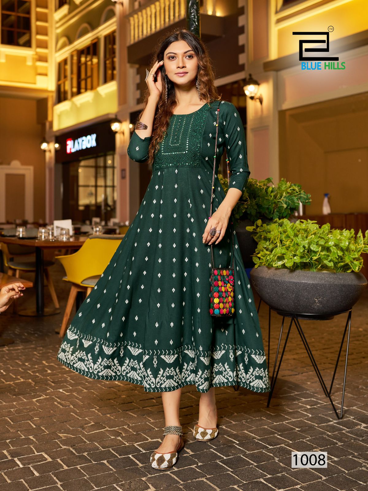 Blue Hills Zudio Anarkali Kurti Catalog collection 7