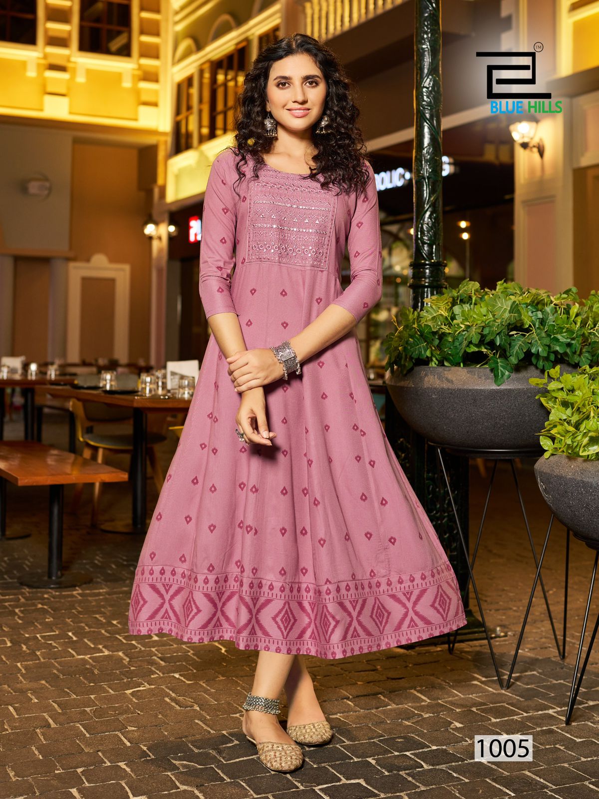 Blue Hills Zudio Anarkali Kurti Catalog collection 9