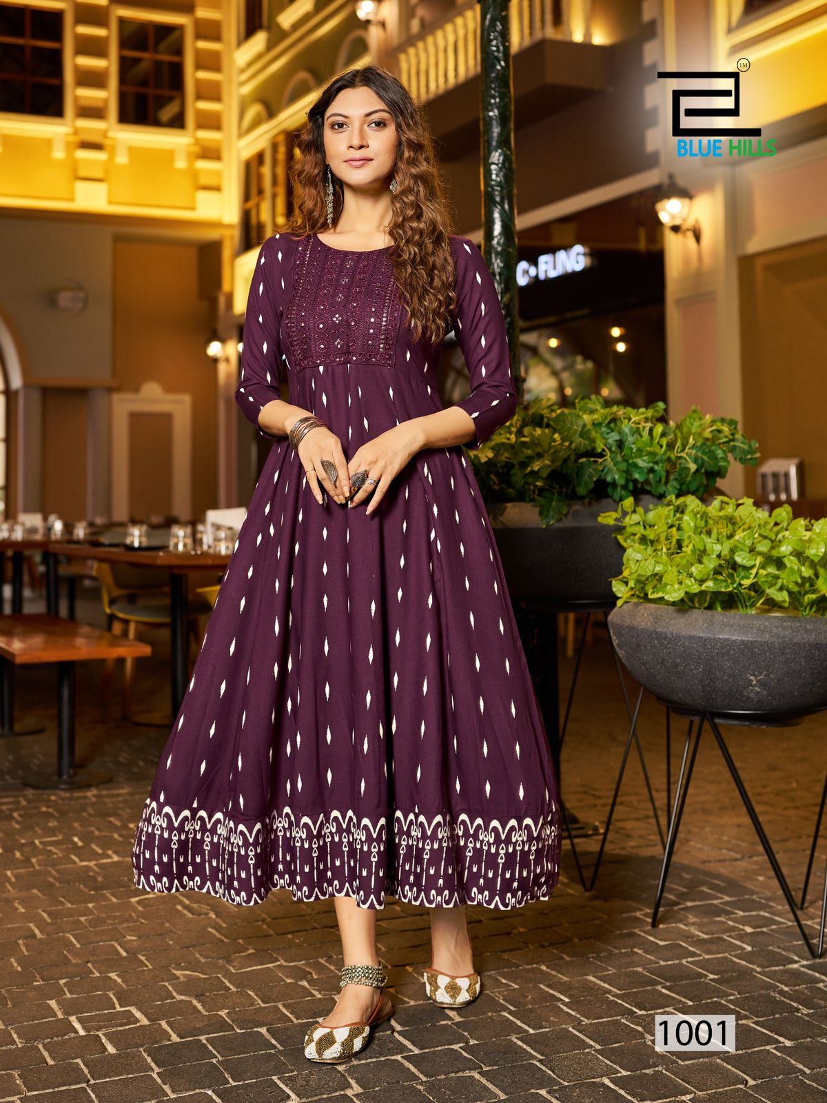 Blue Hills Zudio Anarkali Kurti Catalog collection 3