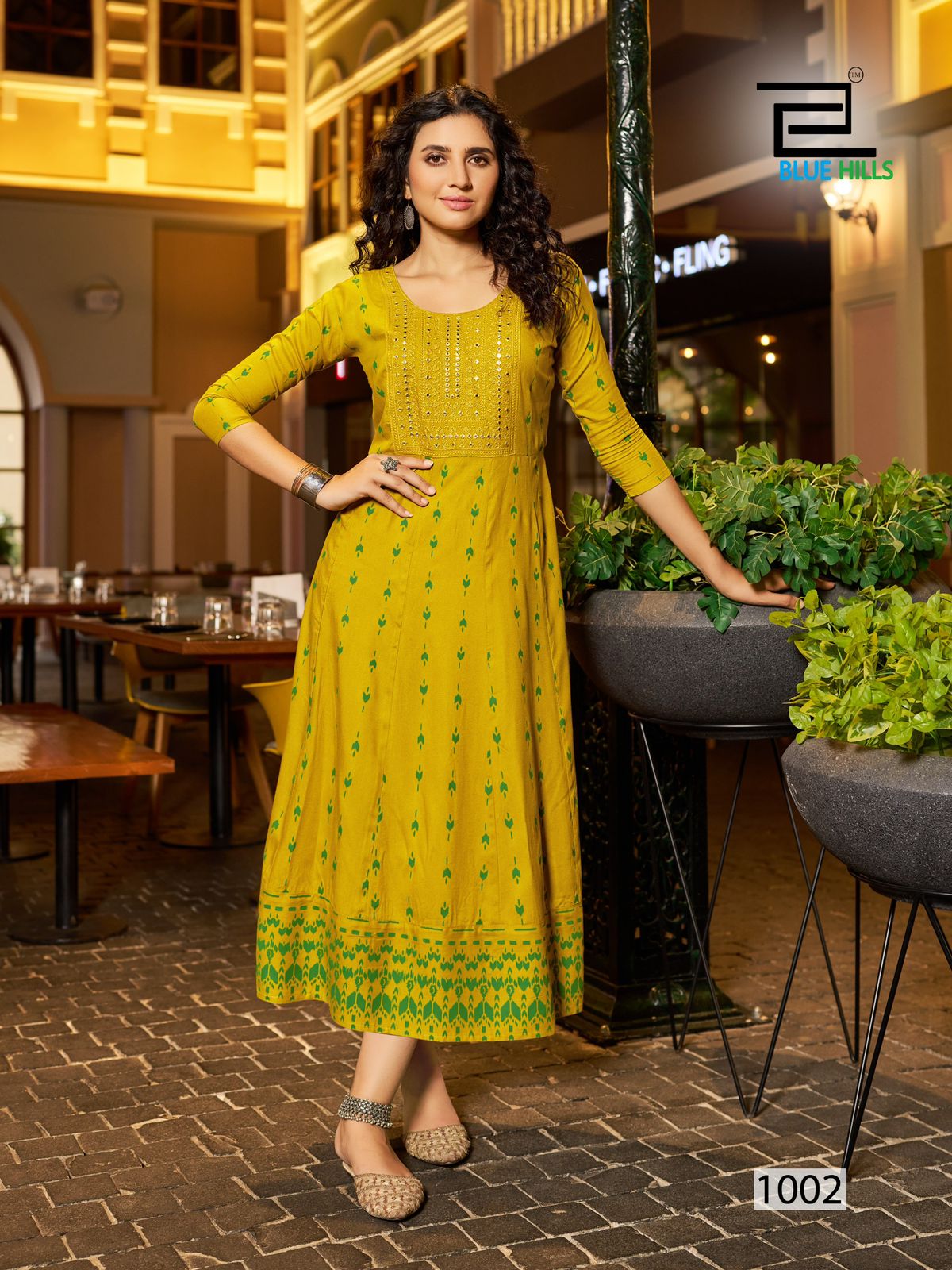 Blue Hills Zudio Anarkali Kurti Catalog collection 1