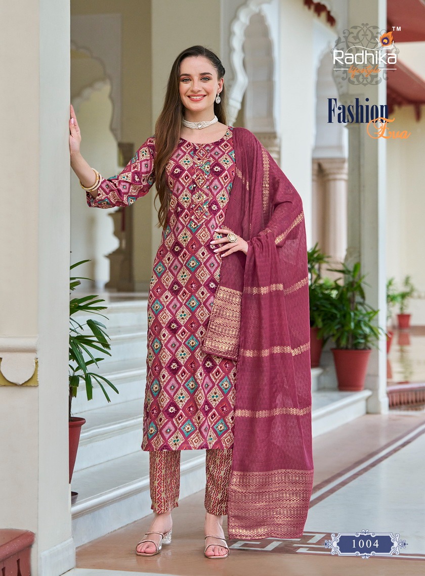 Radhika Lifestyle Eva Printed Salwar Kameez Catalog collection 8