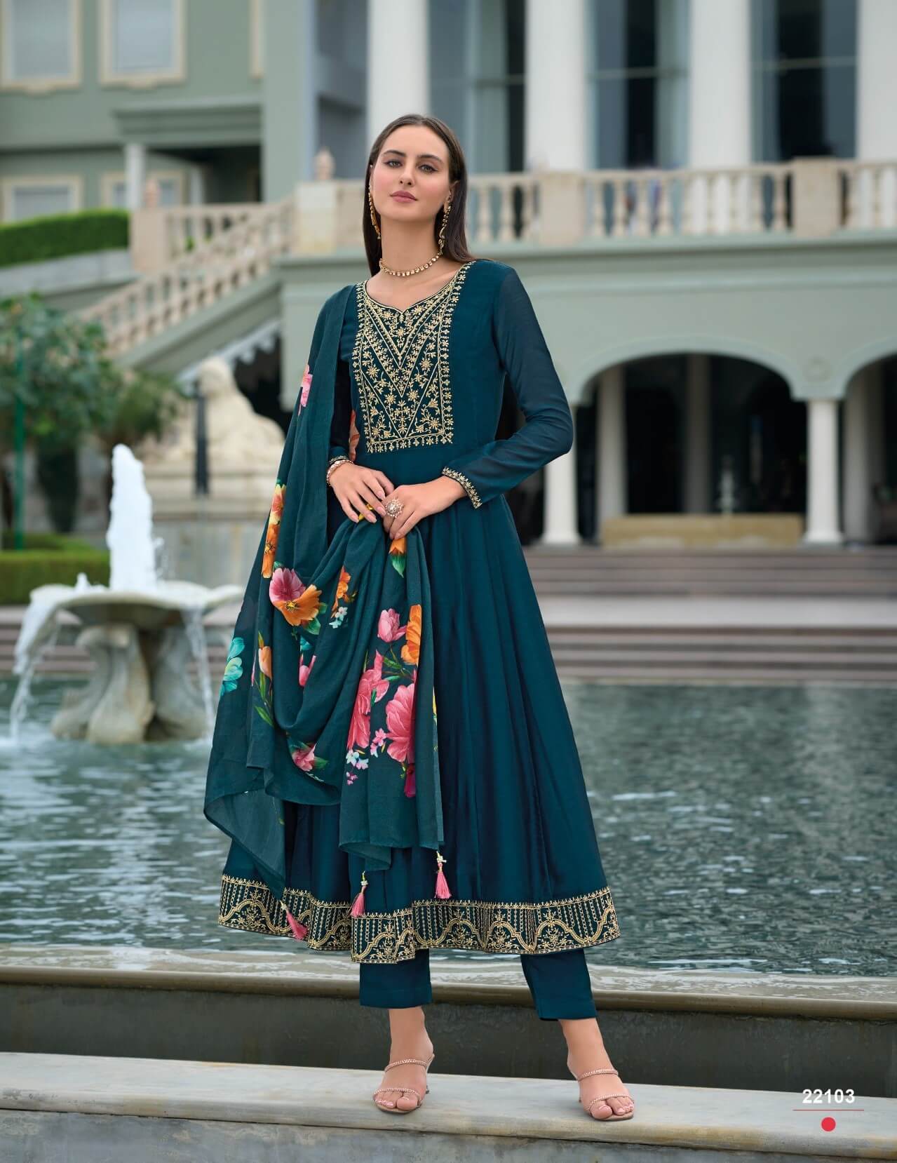 Lily Lali Mallikajaan Anarkali Suits Catalog collection 7