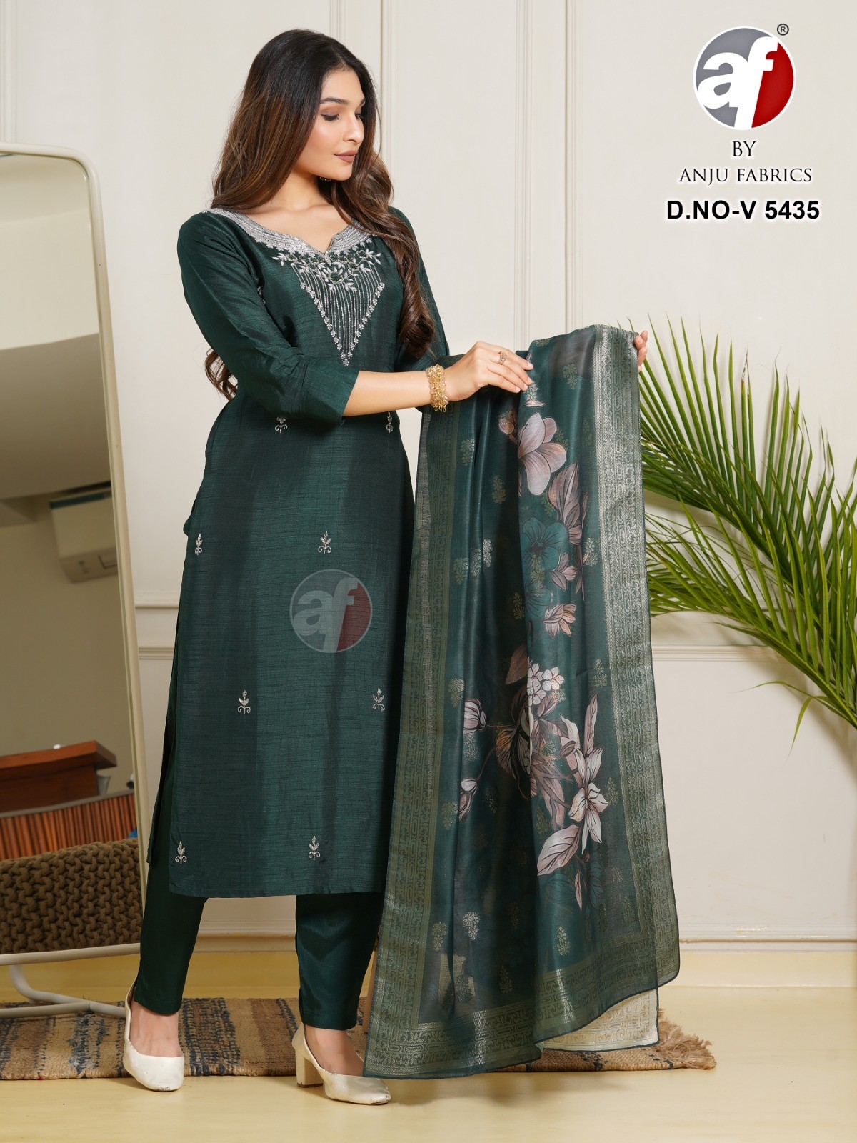 Anju Fabrics New Design Readymade Dress Size Set collection 1