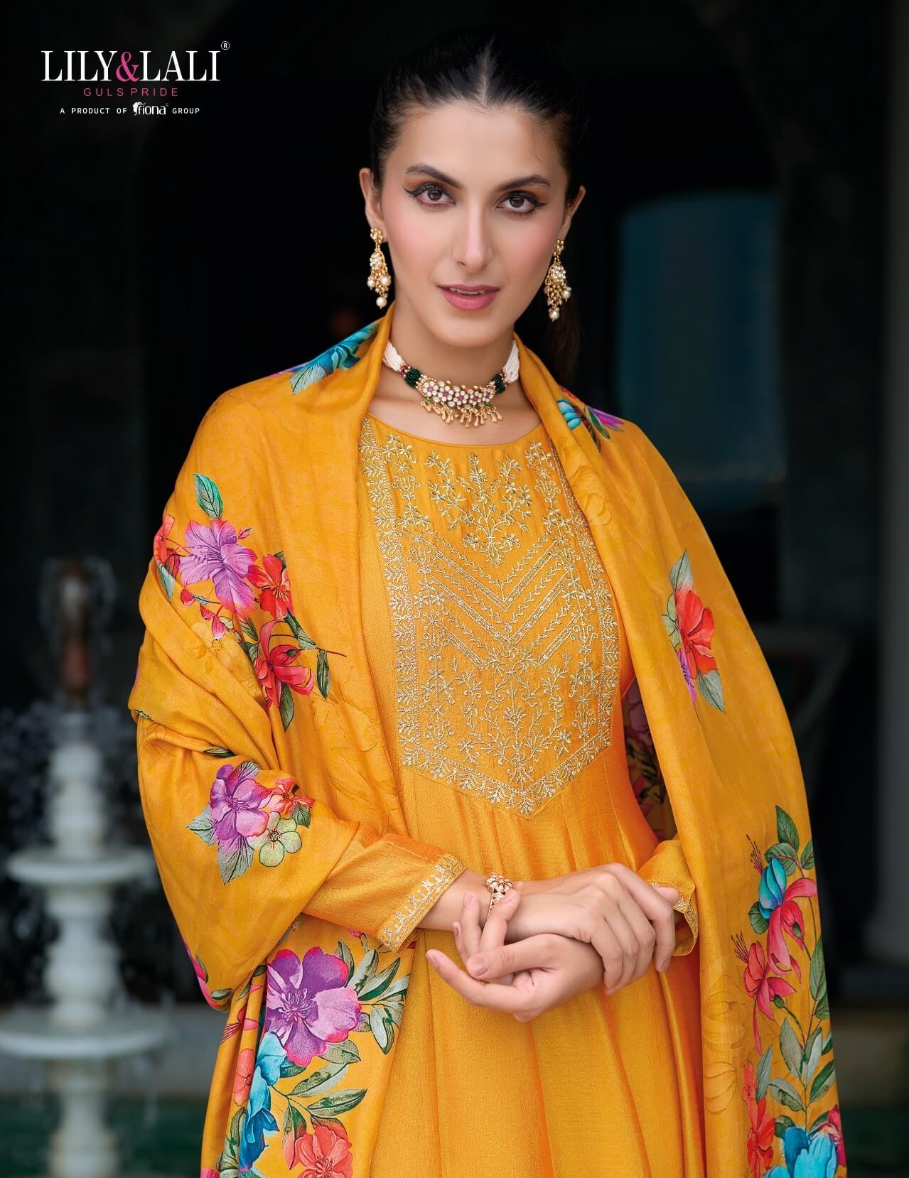 Lily Lali Mallikajaan Anarkali Suits Catalog collection 11