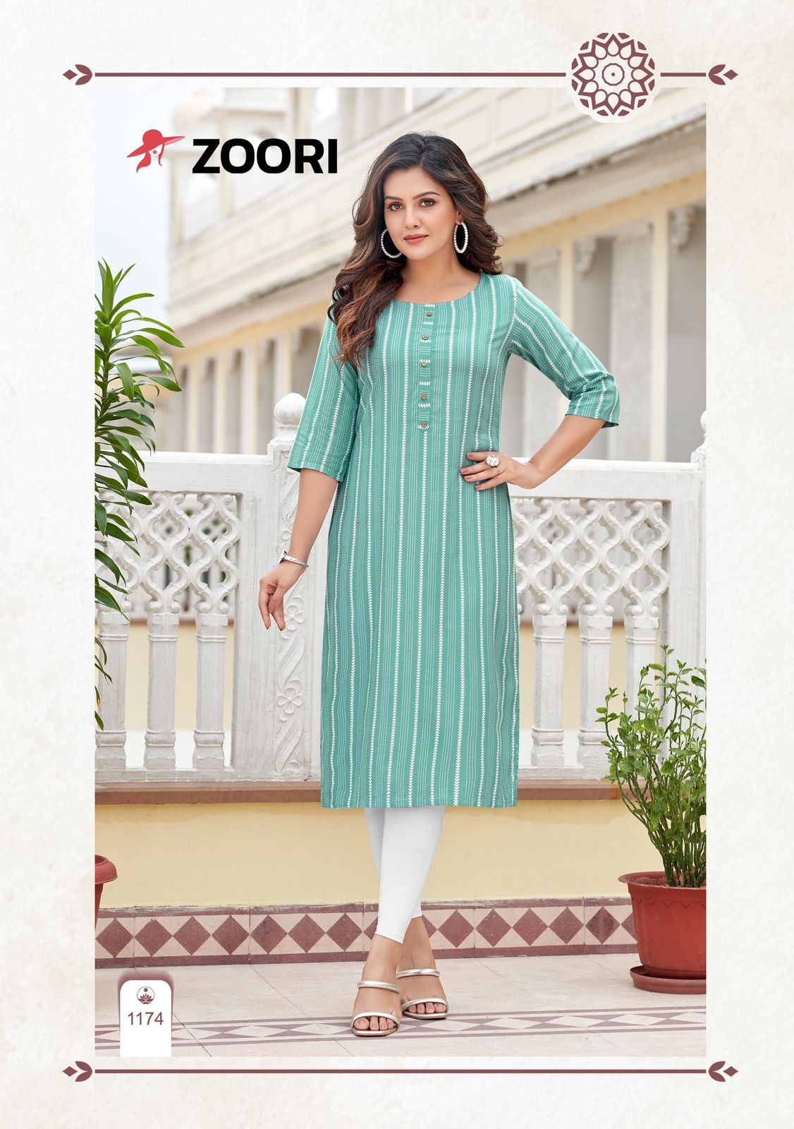 Zoori Akshara Vol 29 Rayon Kurti Catalog collection 7