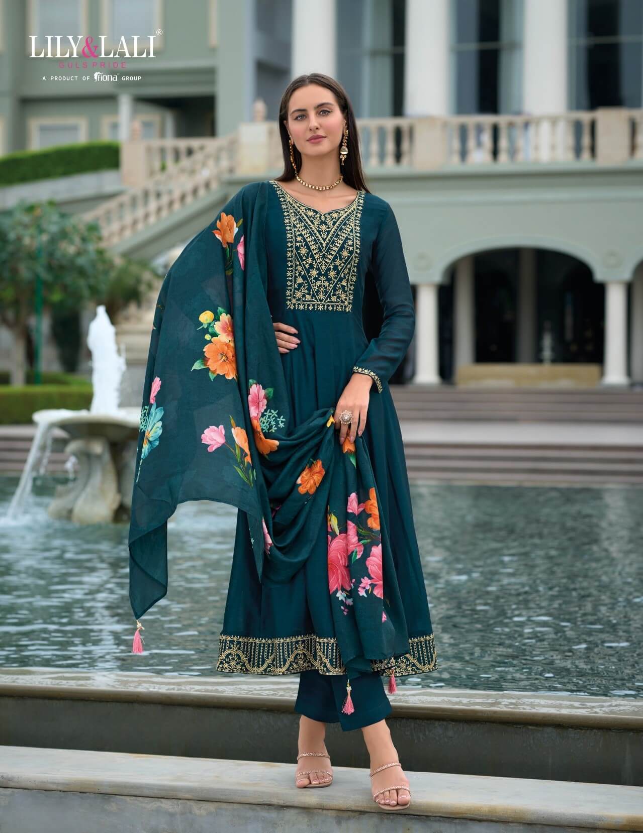 Lily Lali Mallikajaan Anarkali Suits Catalog collection 5