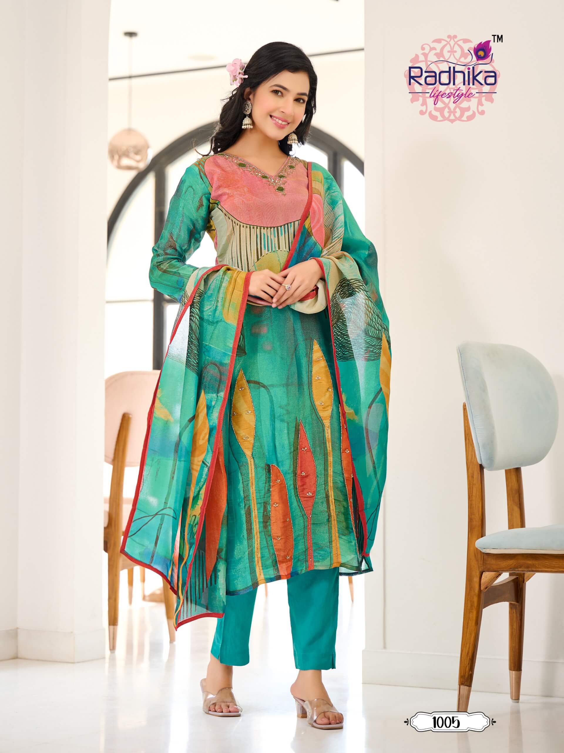 Radhika Lifestyle Womaniya Printed Salwar Kameez Catalog collection 2