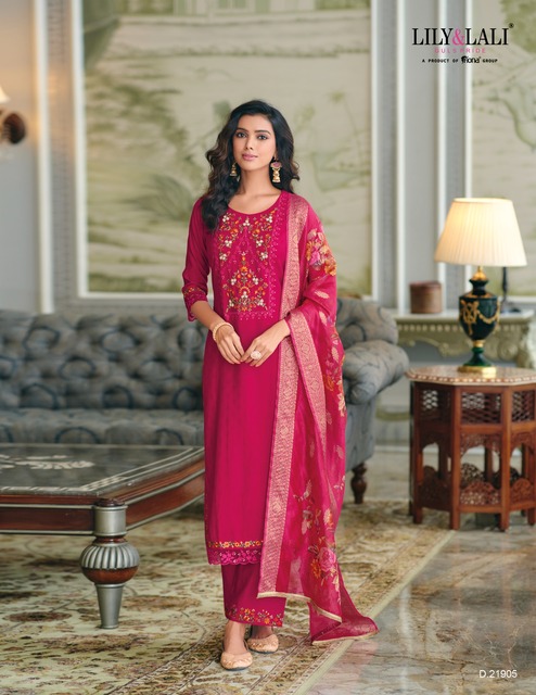 Lily Lali Rubab Embroidery Salwar Kameez Catalog collection 1