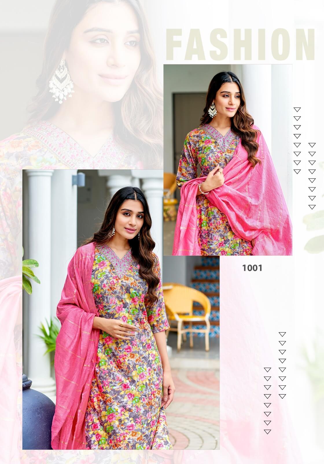 Vaniska Sitara Vol 1 Printed Salwar Kameez Catalog collection 14