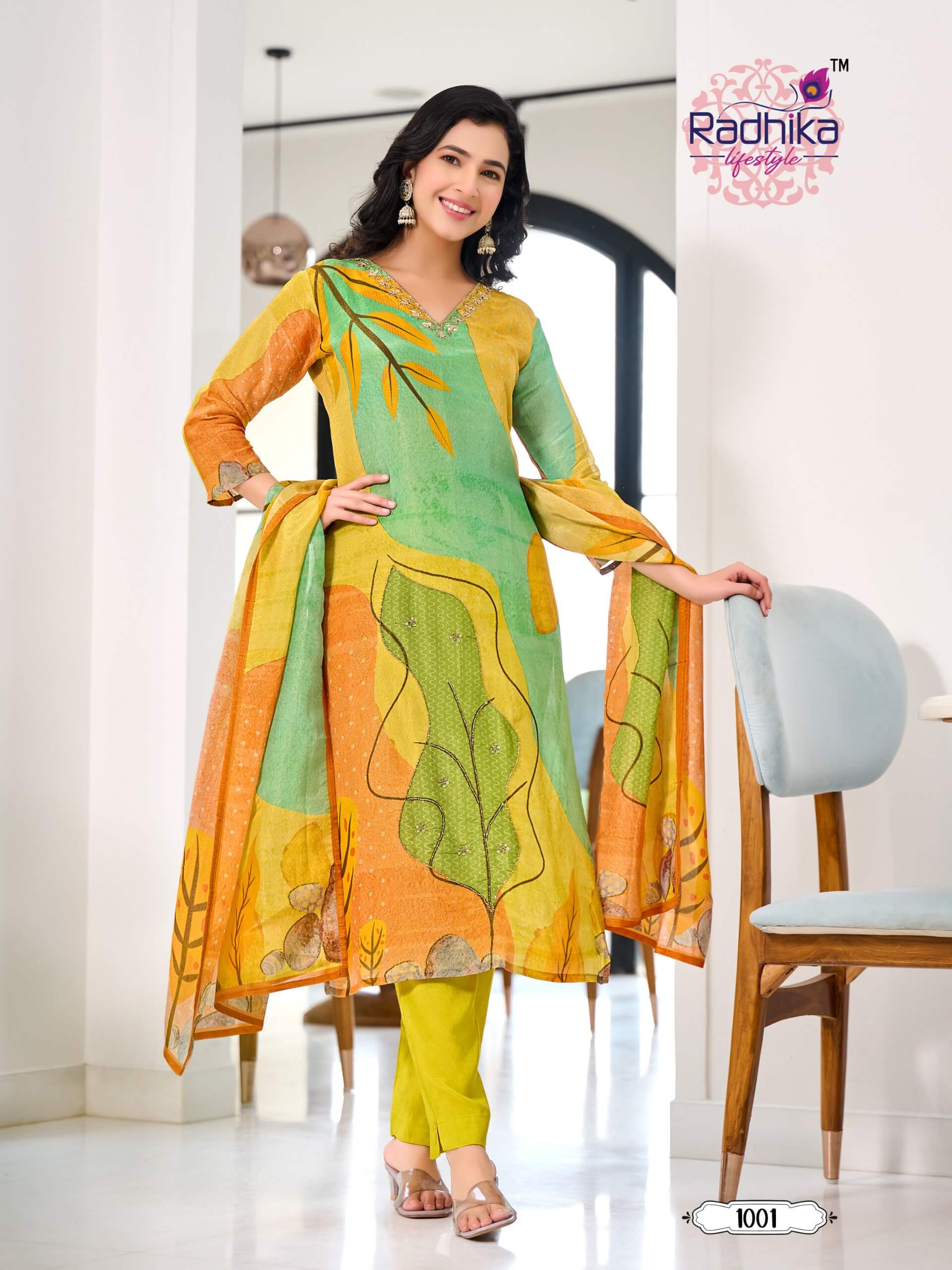 Radhika Lifestyle Womaniya Printed Salwar Kameez Catalog collection 7