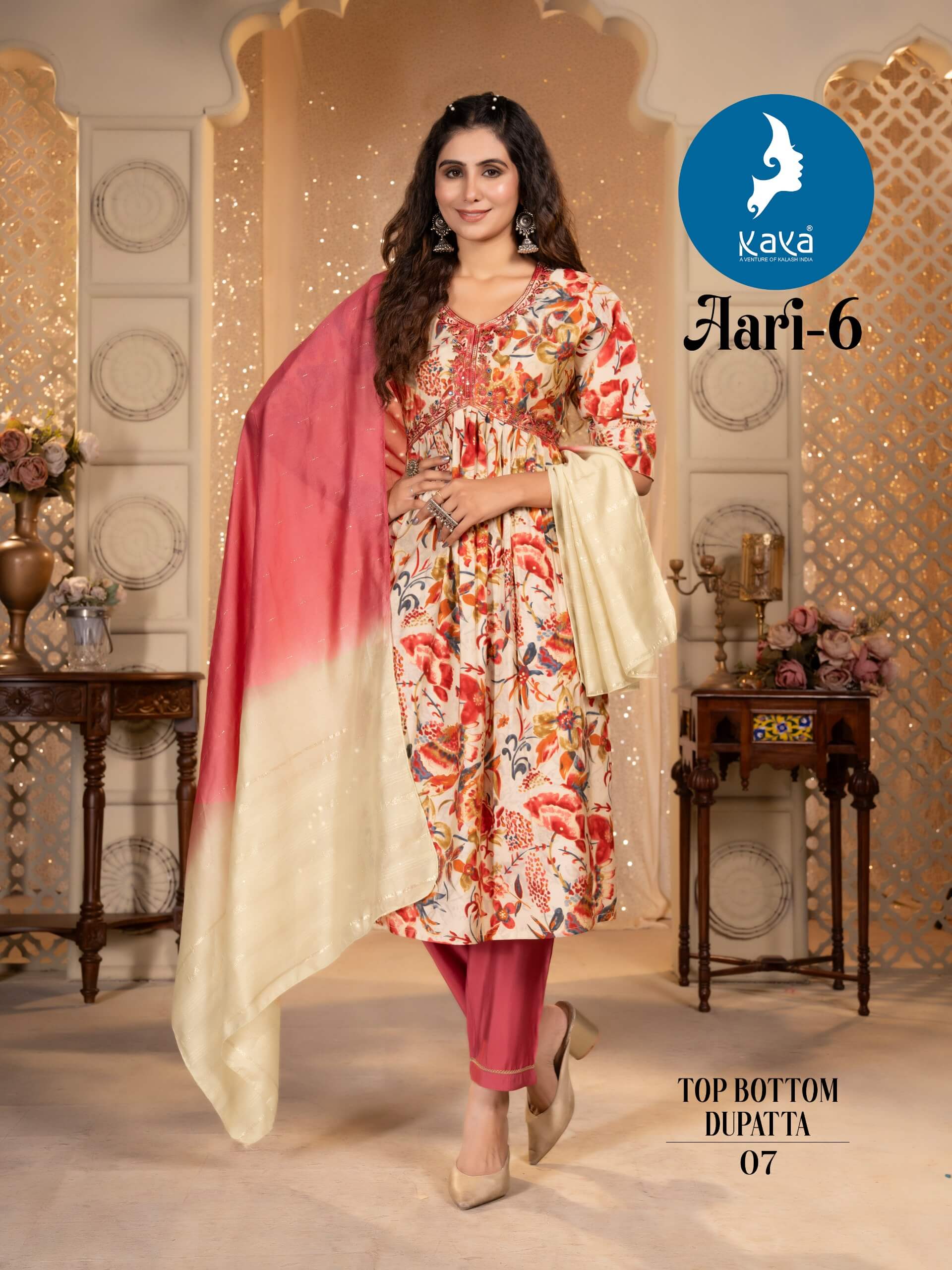 Kaya Aari 6 Printed Salwar Kameez Catalog collection 1