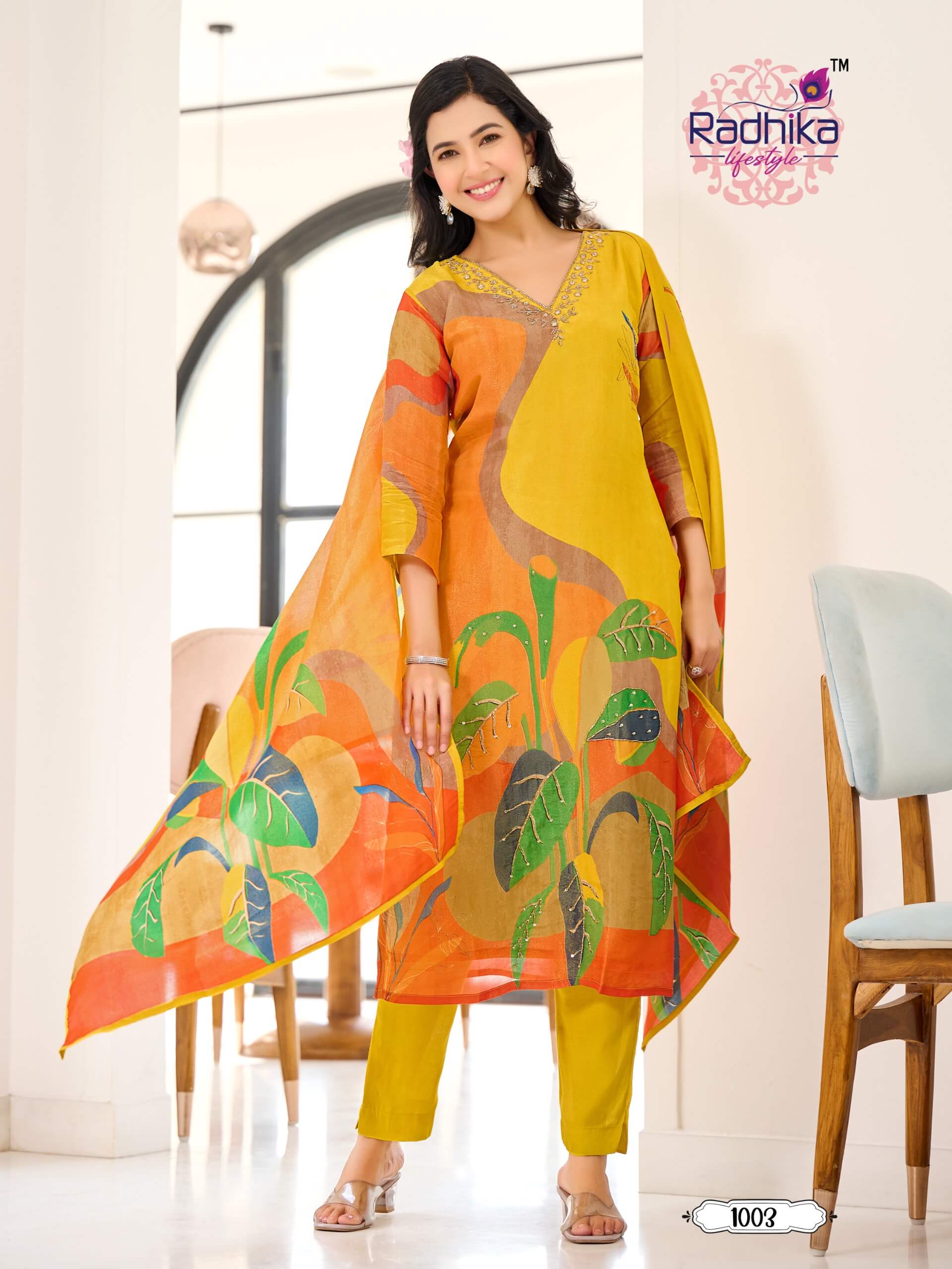 Radhika Lifestyle Womaniya Printed Salwar Kameez Catalog collection 6