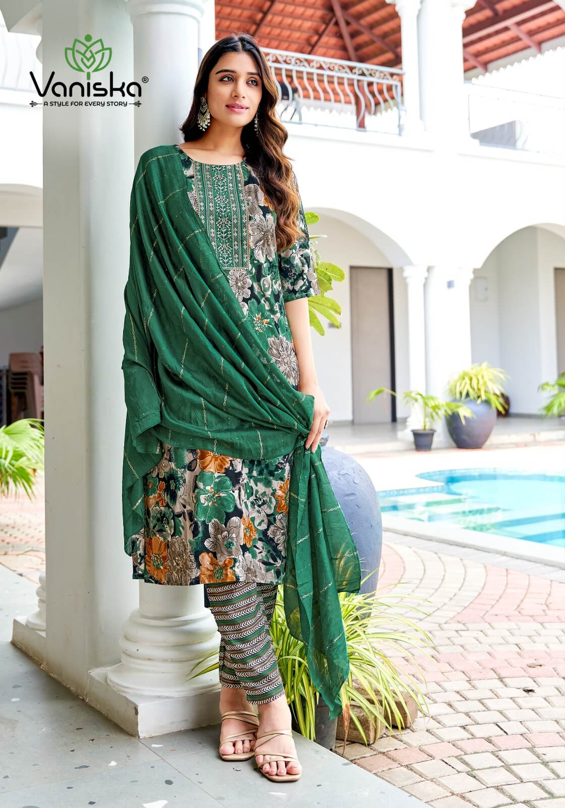 Vaniska Sitara Vol 1 Printed Salwar Kameez Catalog collection 11